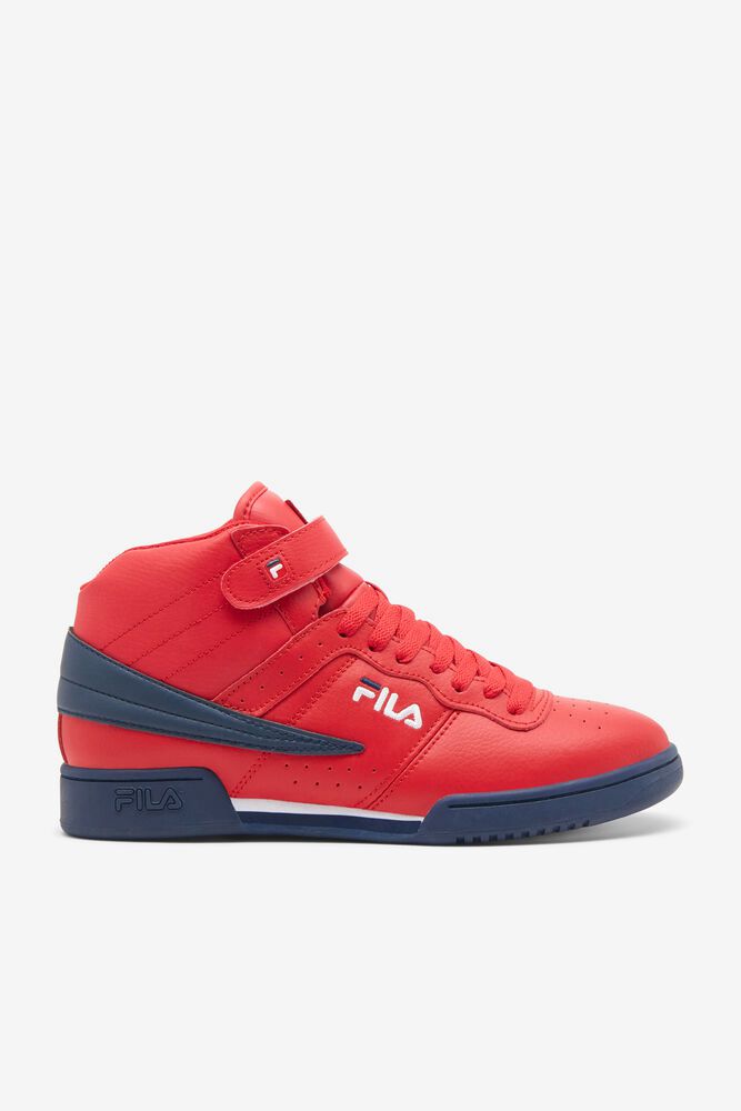 Fila Trainers Mens Red F13 - Ireland 97560-ANMG